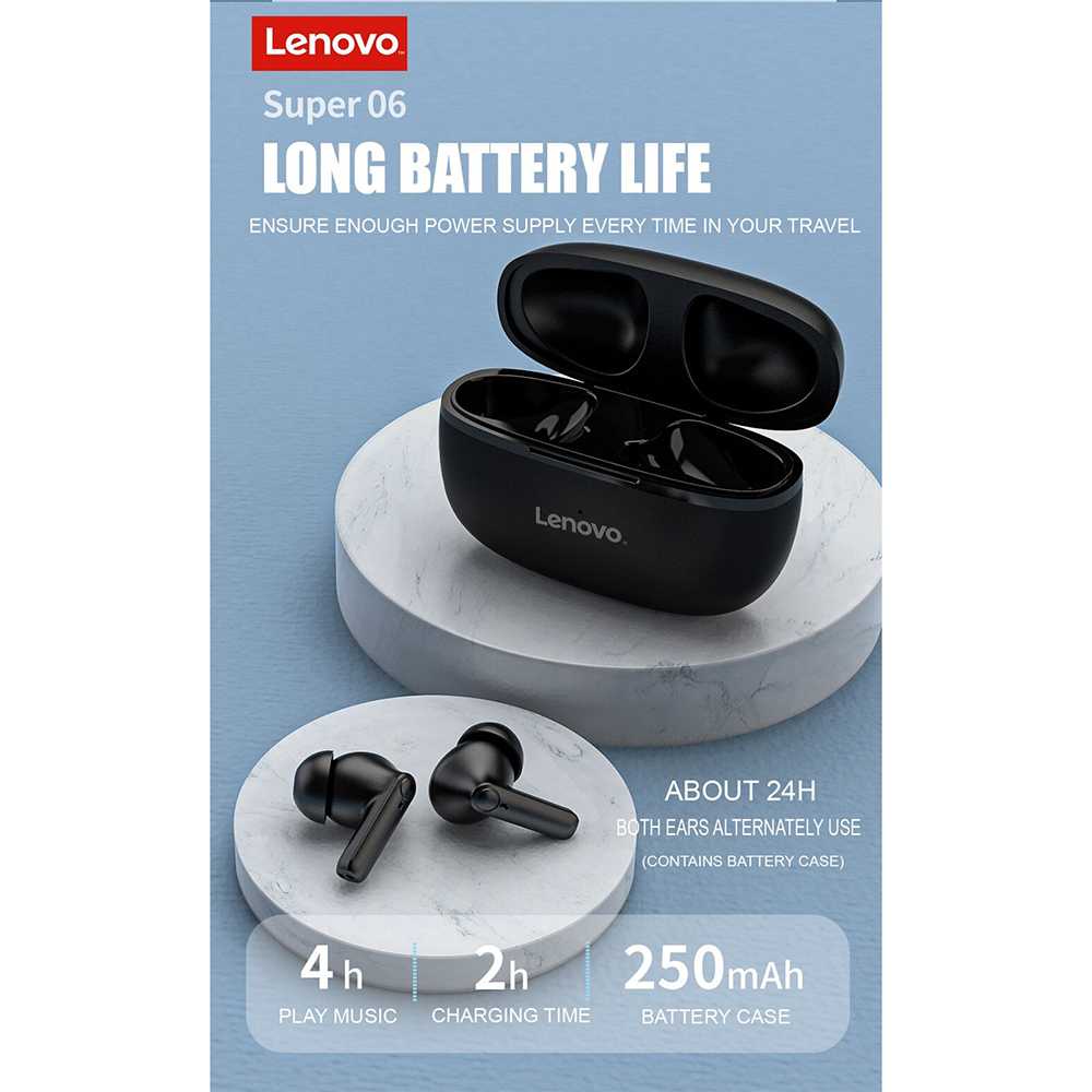 Lenovo TWS Earphone Wireless Bluetooth 5.0 with Charging Dock - HT05