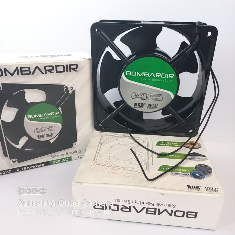 Kipas AC Cooling Fan 12cm Kipas Pendingin