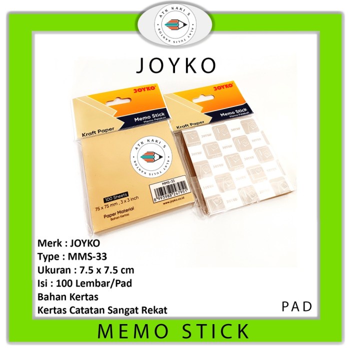 

JOYKO - Memo Stick MMS-33 - Pad