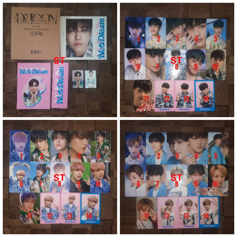 Sharing Photocard Dicon D'Festa Mini Edition 2022 NCT Dream Mark Haechan Jisung Official PC Merchand