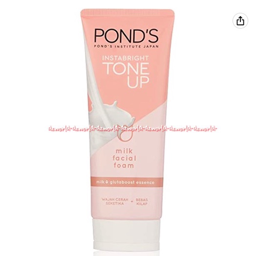 Pond's Instabright 40gr Tone Up Milk Cream Krim Untuk Wajah Cerah Seketika Pond Pond's Insta Bright Toneup