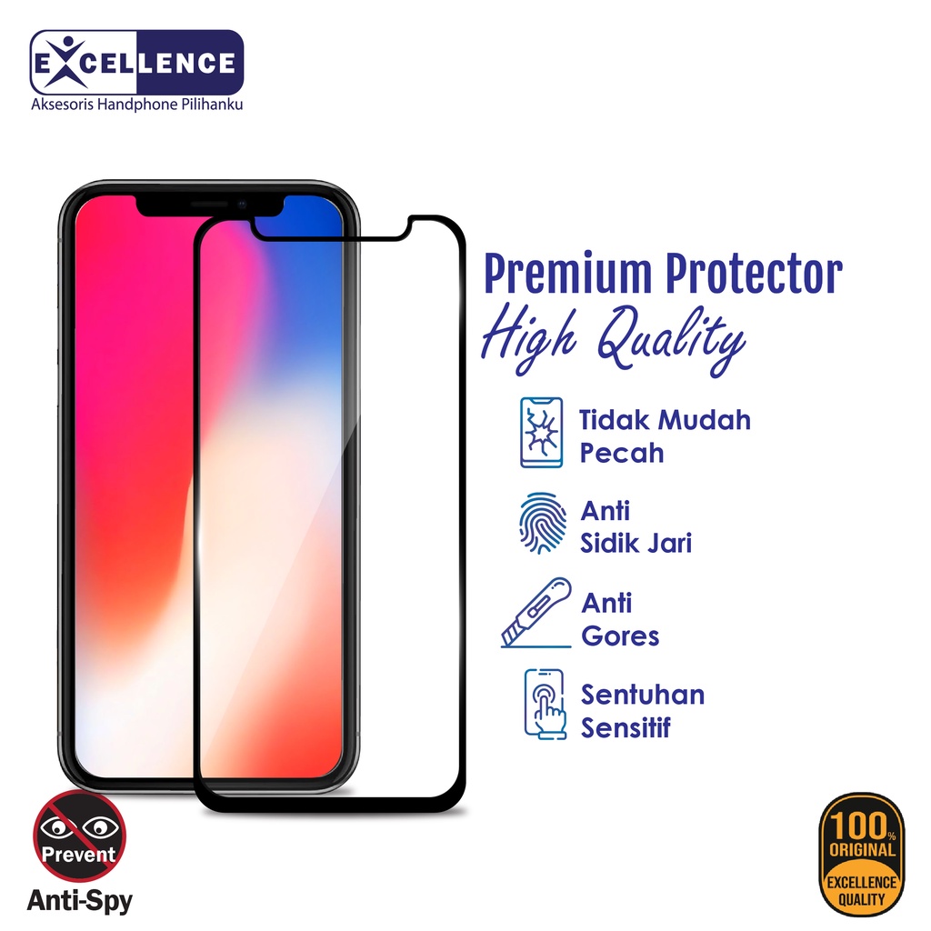 EXCELLENCE Tempered Glass Privacy Anti Spy iPhone 6 5.5/7 5.5/7 4.7/11 Pro Max/12 6.1/12 Pro Max/13 