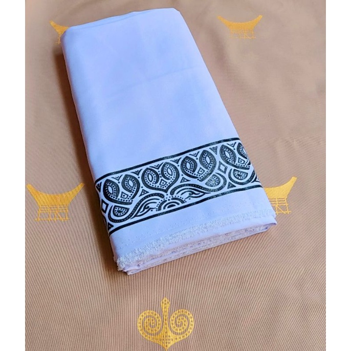 sarung toraja putih sarung pria ANRIA TORAJA