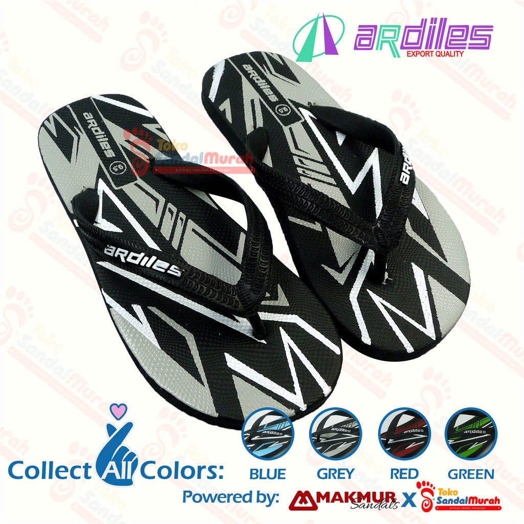 Toko Sendal Murah - Sandal Jepit Ardiles Thunder / Sandal Jepit Original / Sandal Jepit Dewasa Unisex / Sandal Jepit Murah Nyaman [Toko Sendal Murah M 01 Ardiles Thunder]