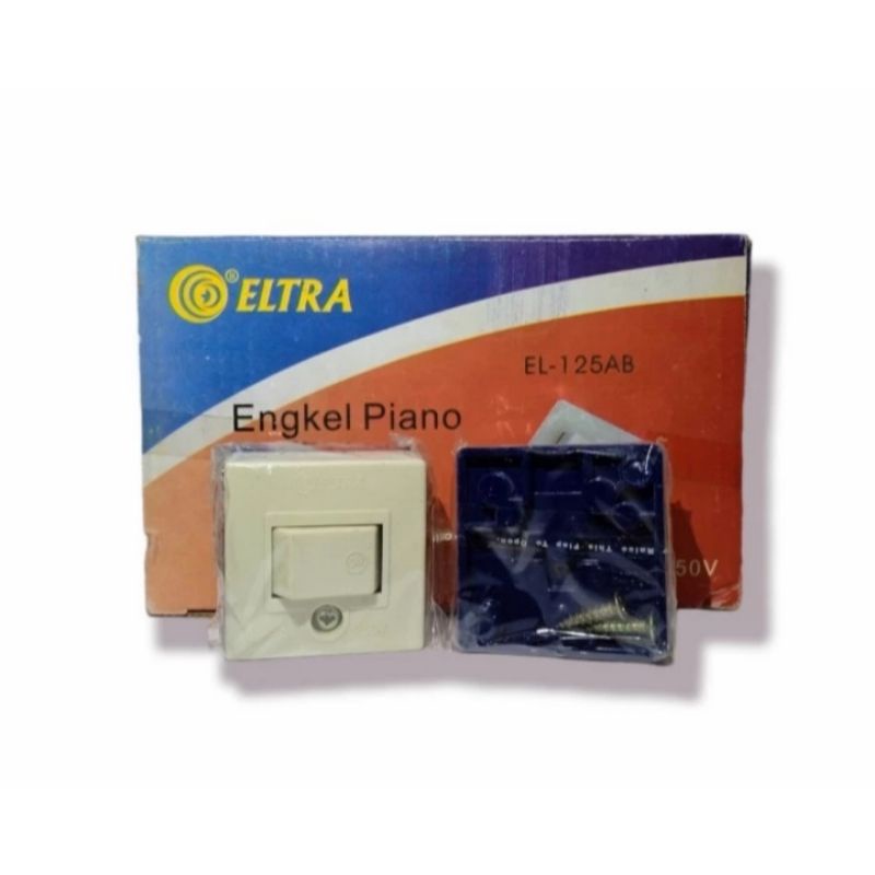 Saklar Tempel OB Engkel Single Piano ELTRA / Saklar Lampu / Switch