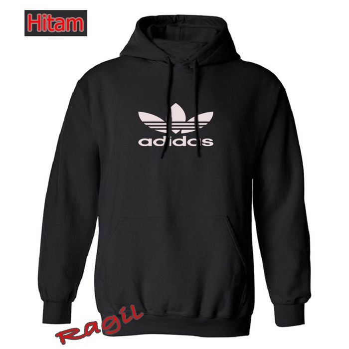 jaket sweater hoodie adidas jumbo pria wanita big size xxl - xxxxxl over size