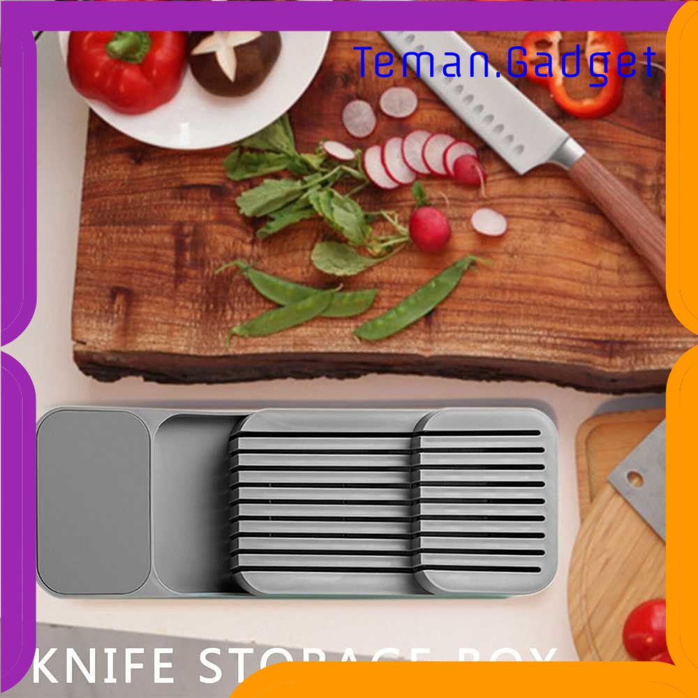 TG - DPR Hung Kai Rak Organizer Dapur Tempat Pisau Cutlery Storage Box - PP23