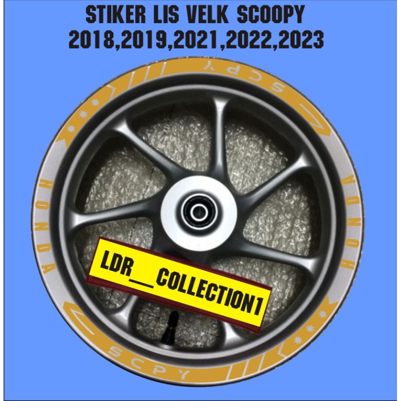 sticker cutting stiker variasi lis velk scpy honda scoopy