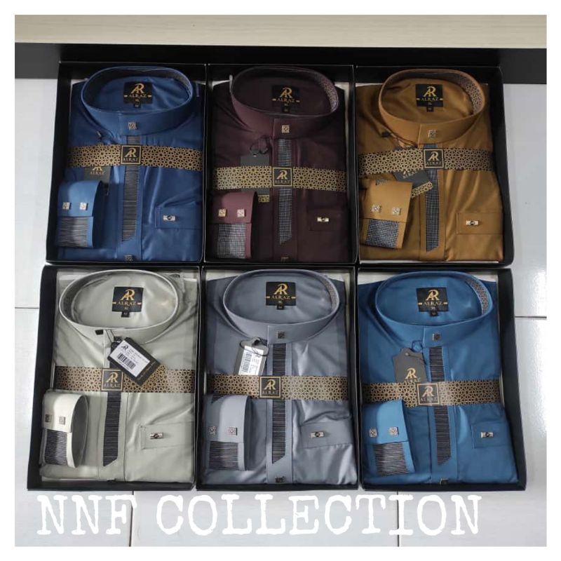 (BISA COD) Jubah Al Haramain, Gamis Pria AlRaz Manset Premium Katun Model Ibnu Majah