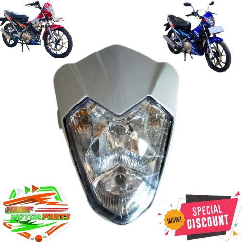 Batok Satria Fu Thailand CBU Putih / Kepala Satria Fu Thailand CBU F 150 Putih / Lampu Depan Satria 