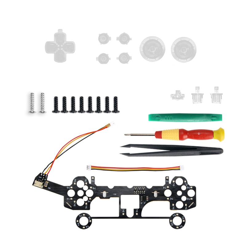 Btsg Cocok Untuk, Tombol Wajah Miniatur D-pad Berlampu (dtf) Kit LED Hias