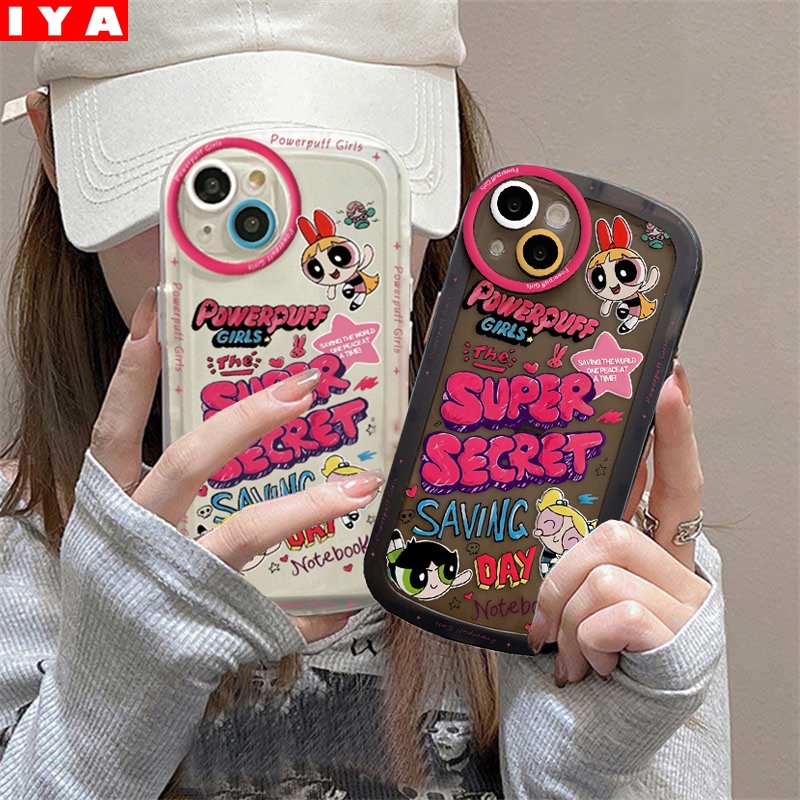 Case Kartun Redmi Note 11S 11 Pro 10C 10A 9C 9T 9A Note10 5G Note 10S Note9 Note8 Note8 Note8 Note8 Note7 Poco M3 X3 Pro NFC Terbang Label Gambar Polwan Kecil Big Eyes Cover