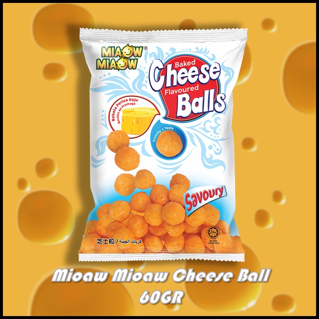 

Miaow Miaow Cheese Ball 60GR