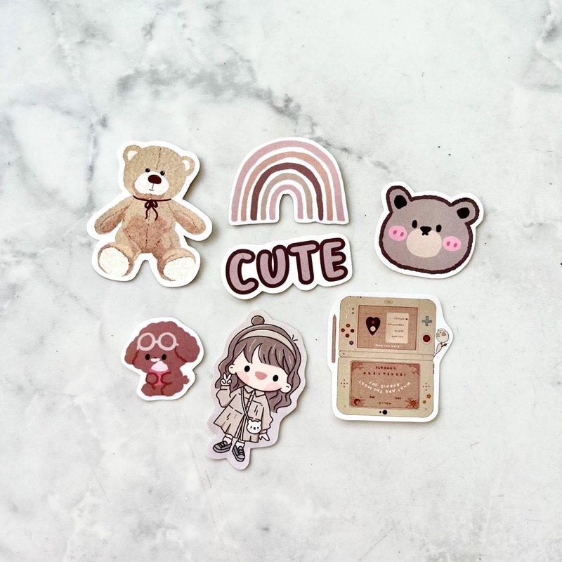 

HWL STUDIO - Sticker Cutie - stiker anti air - stiker laptop - stiker case hp - stiker tumblr