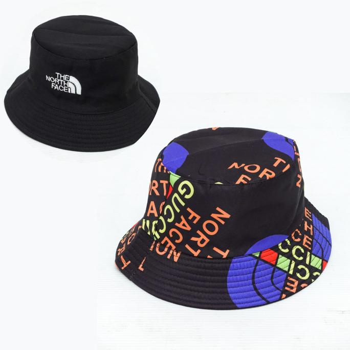 Topi Bucket Hat The North Face Import Mirror / Bucket Hat Bolak Balik