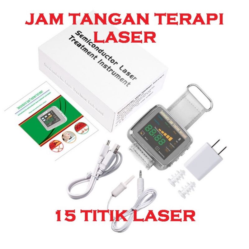 PROMO JAM TANGAN TERAPI LASER 15 TITIK KESEHATAN SAMA SEPERTI DR LASER