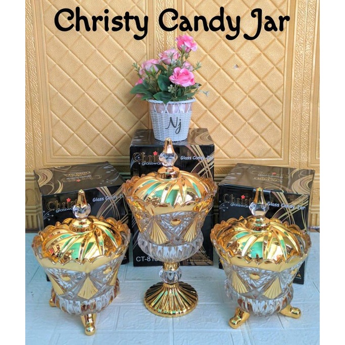 Christy candy jar toples sultan set isi 3 dan 4 fiorenza