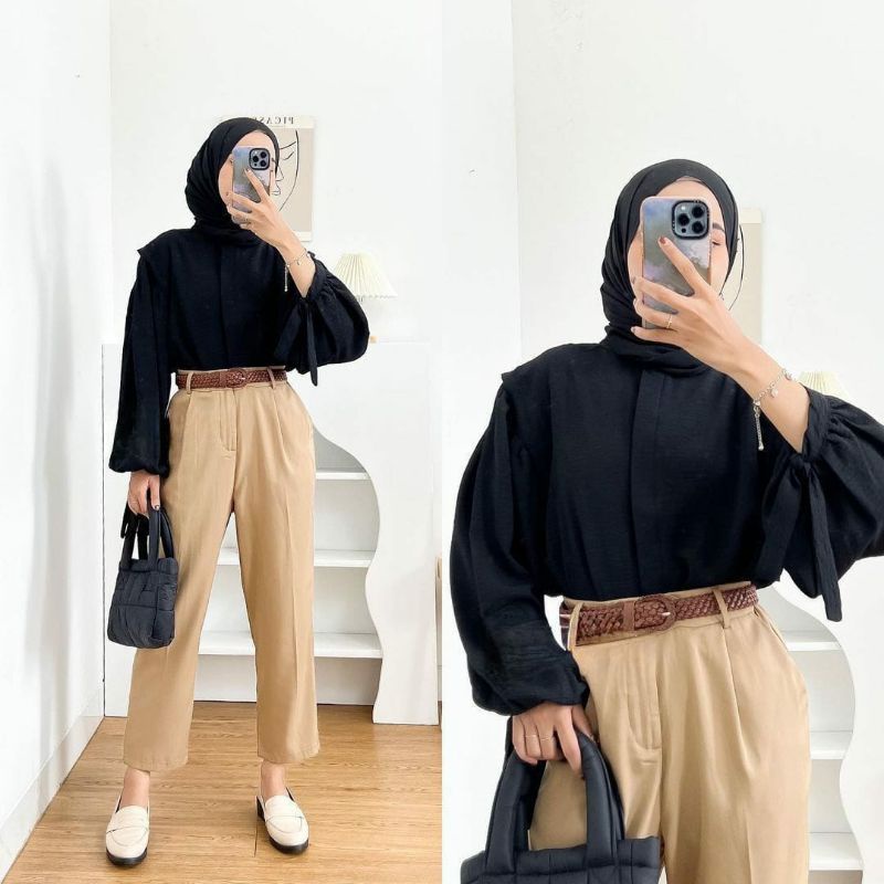 AKSA BLOUSE CRINCLE AIRFLOW