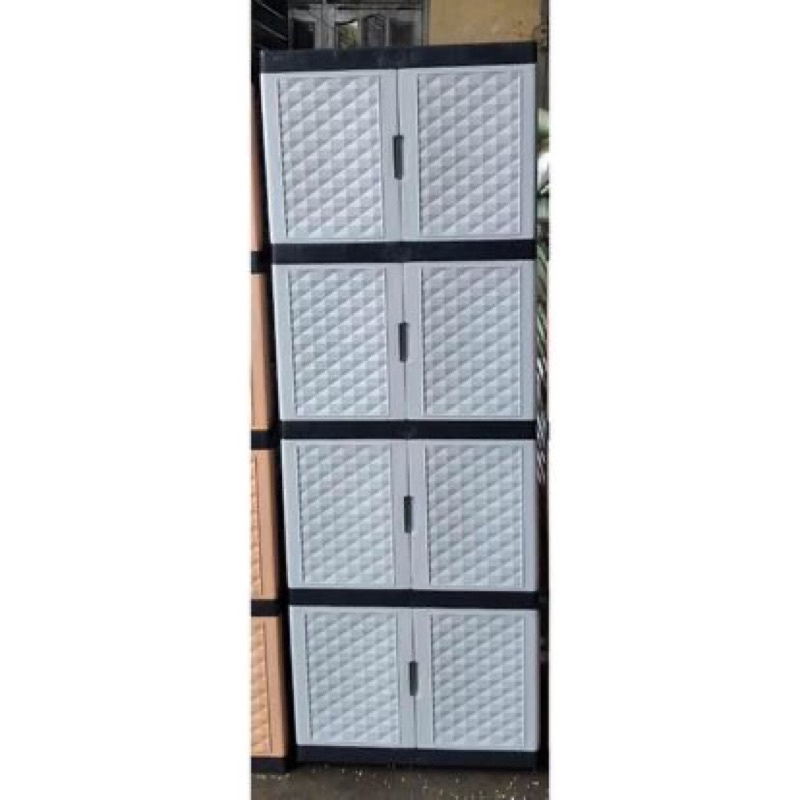 LEMARI PLASTIK /LEMARI BAJU / RAK 4 SUSUN