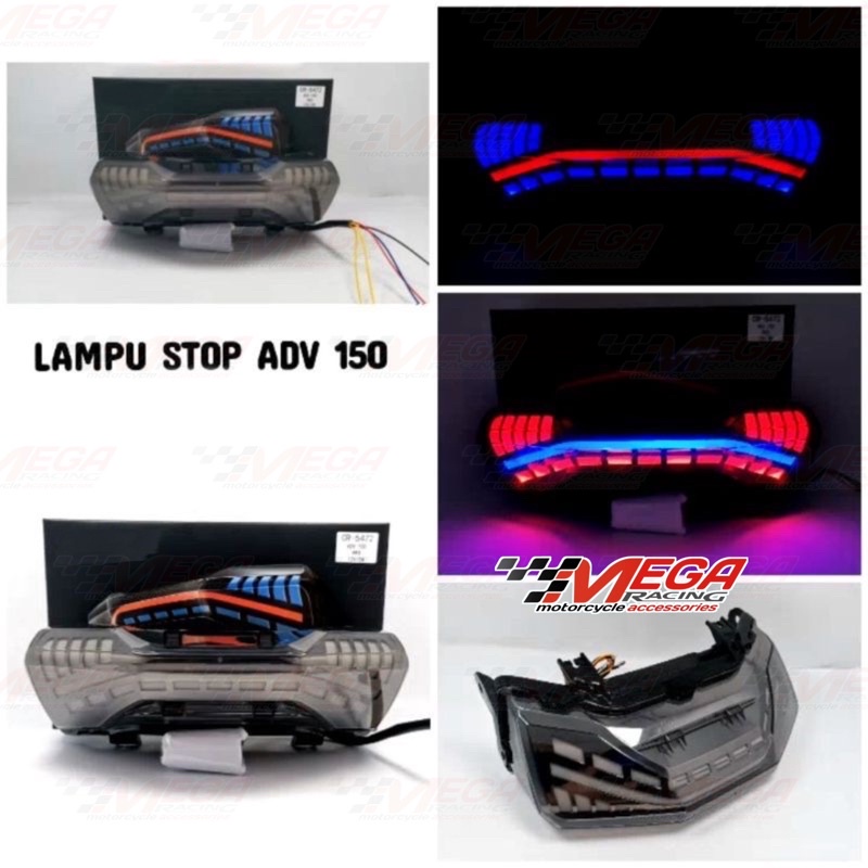 Stoplamp Honda Adv 150 New Lampu Belakang Honda Adv150 Variasi 3in1 Running