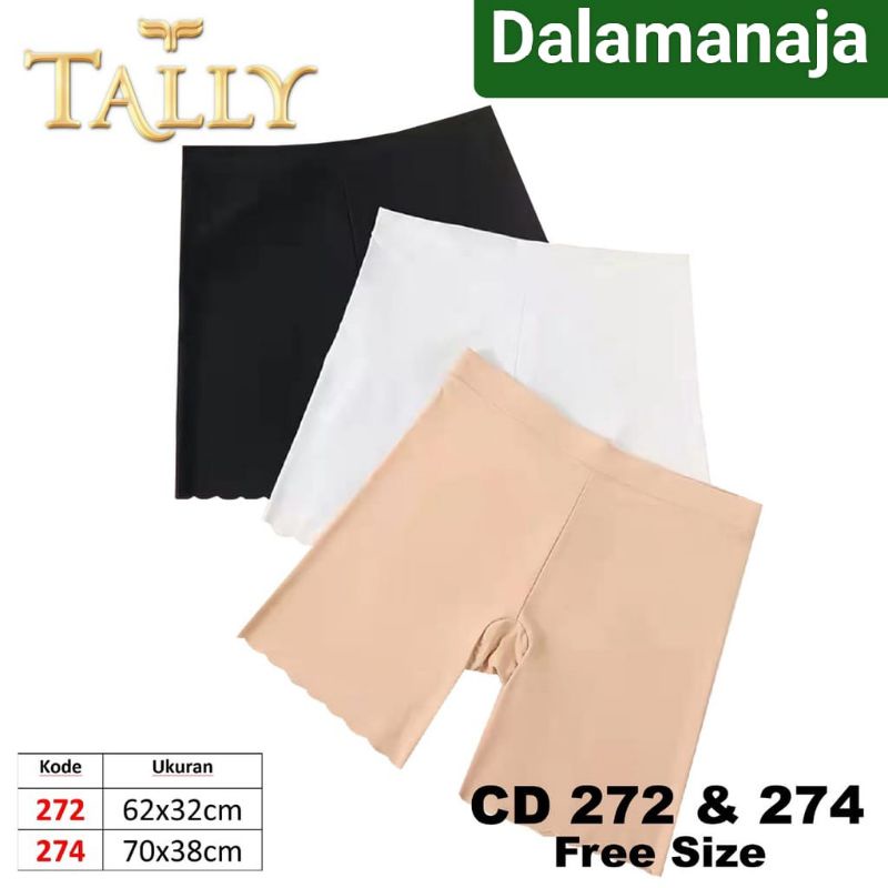 TALLY Celana Short Seamless Wanita 272-274 free Size fit to L-XL