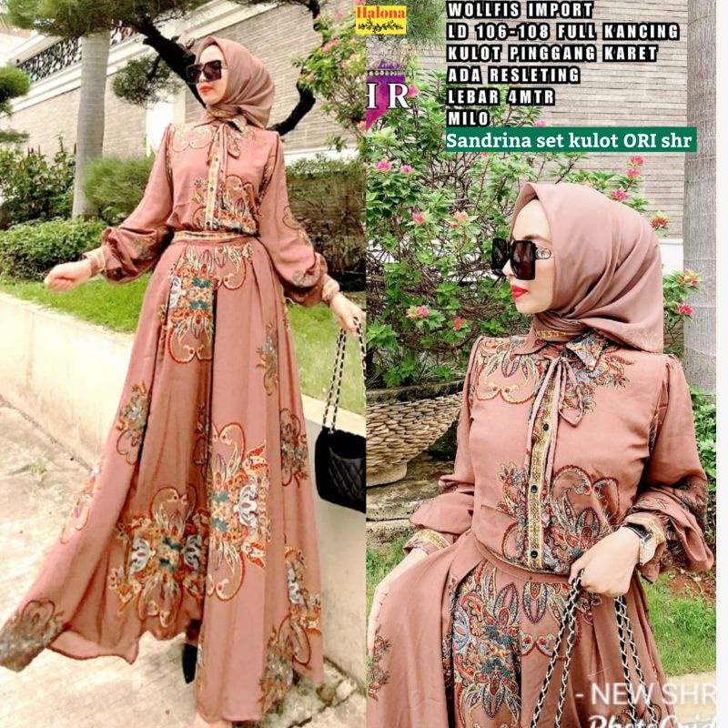 Sandrina set Kulot by Halona