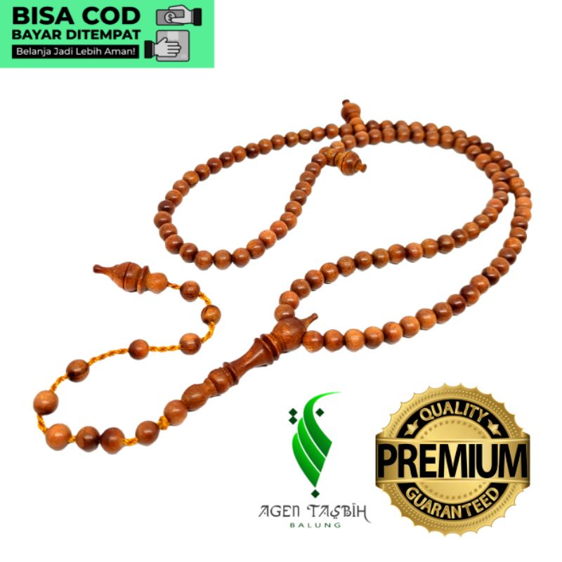 Tasbih Setigi Size 6mm Motif Bulat