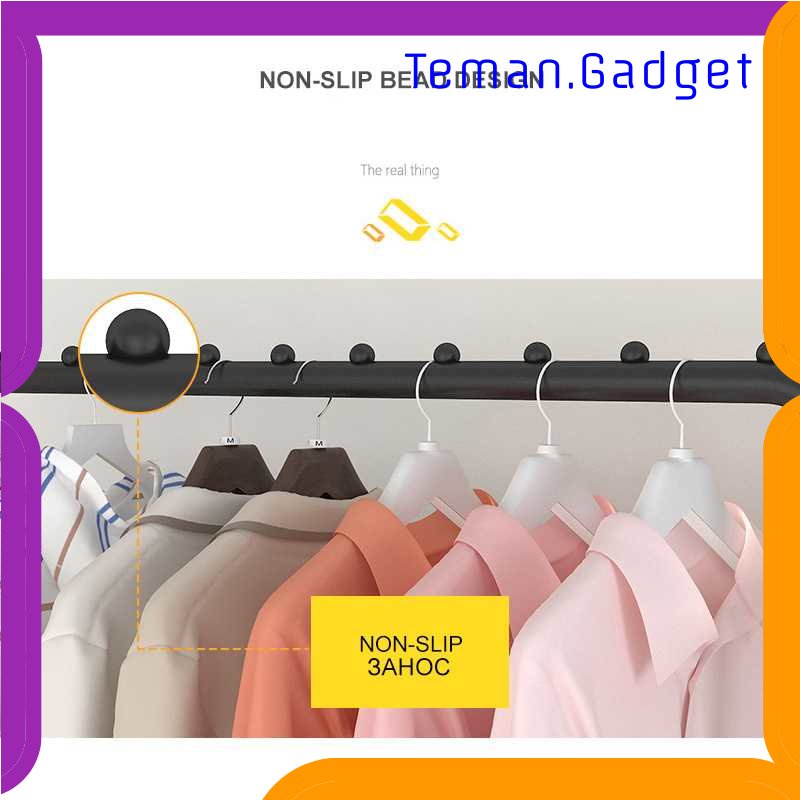 TG-RAK BKZ Stand Rak Gantungan Baju 150x110x40cm with 8 Hooks - E017