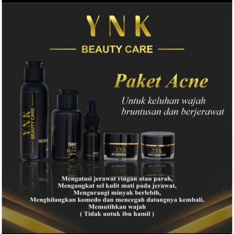 YNK Beautycare paket Acne perawatan wajah glowing