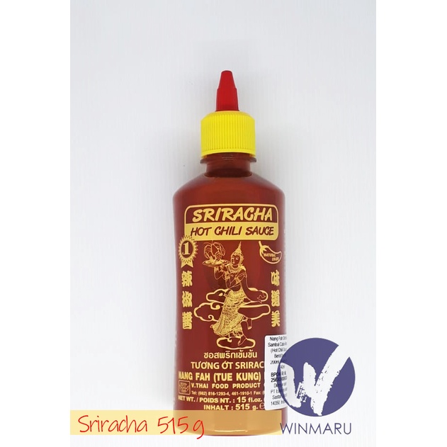 

Sri Racha - Nang Fah Sriracha Hot Chili Sauce 515g - Saos Thailand