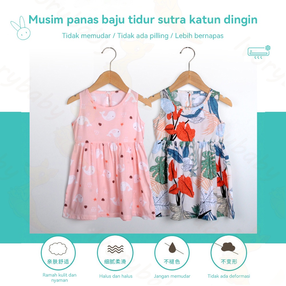 Ivorybaby Serena dress bayi anak lucu Dress baju anak perempuan Cantik dress balita anak