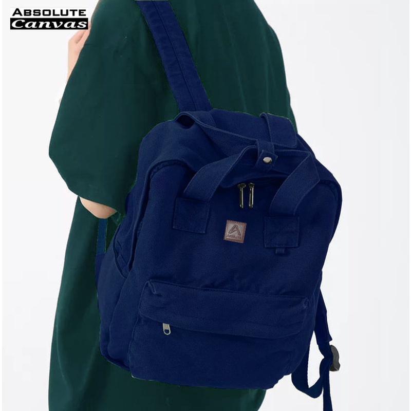 ABSOLUTE Tas Ransel Wanita Imbort Kantor Kerja Sekolah Kuliah Outdoor Trendy Kore - TAS RANSEL LAPTOP