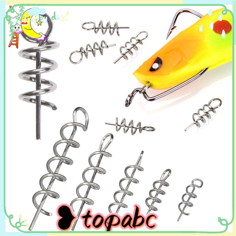 Top Sekrup Jarum Tahan Lama Konektor Kail Pancing Aksesoris Hook Pin