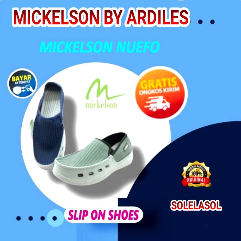 SEPATU PRIA SLIP ON MICKELSON / COURTNEY BY ARDILES  ORIGINAL TRENDY KEREN ELEGANT