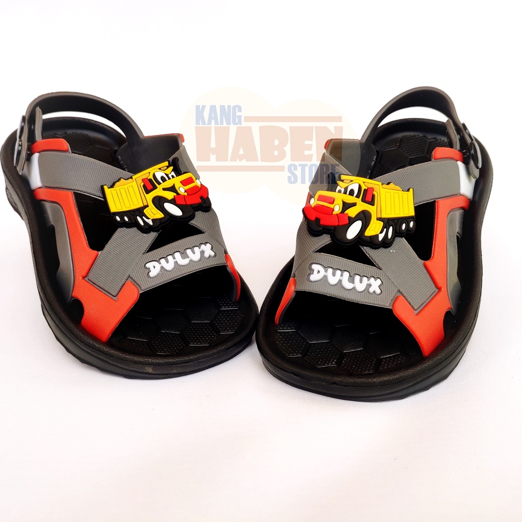 Habenkids Sandal Keren Anak Balita Cowok Karakter Mobil Lucu 309NEW