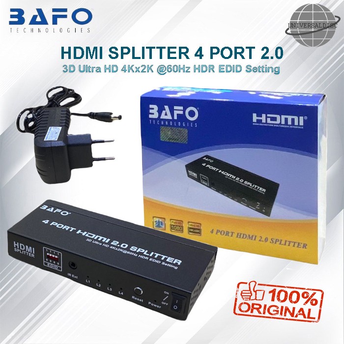 HDMI Splitter 4 Port BAFO Original