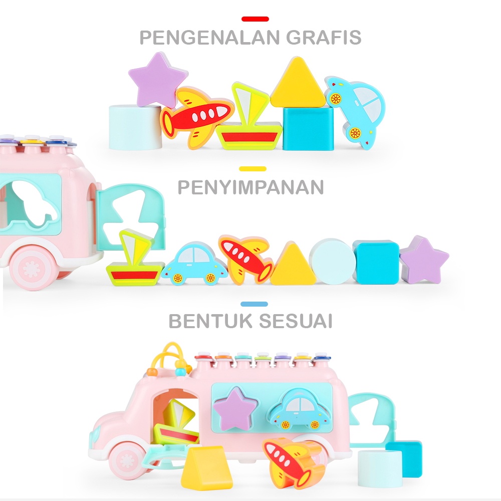 Mobil Sortasi | Mainan Mobil Mobilan Edukasi Anak | Kado Ulang Tahun Anak Laki Laki | Mainan Edukasi Anak 2-3-4-5 Tahun