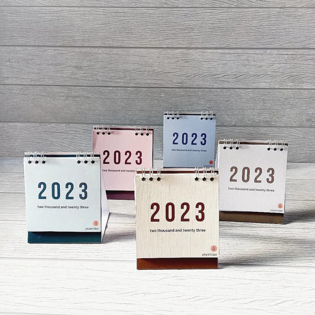 

PAPERIKO | 2023 Mini Desk Calendar / Kalender Meja Duduk Lucu |CAL35S