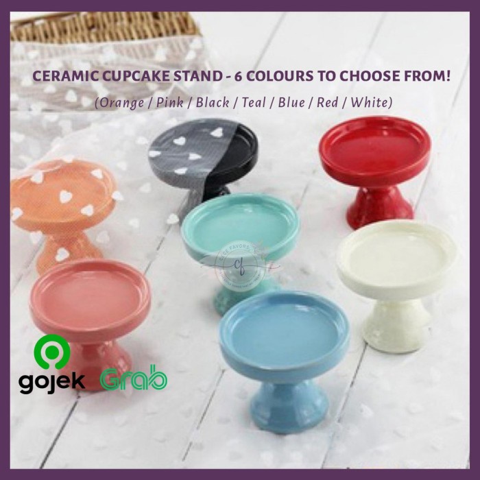 >>>>>] Cupcake Tempat Kue Stand Keramik Ceramic Cupcake Stand