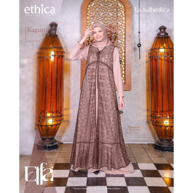 Gamis Ethica Kagumi Terbaru  273 FAIR BROWN