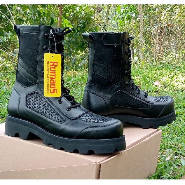 TERBARU-sepatu Boots/PDL 8 inch RUMAOS sarang TAWON SOL RADIAL