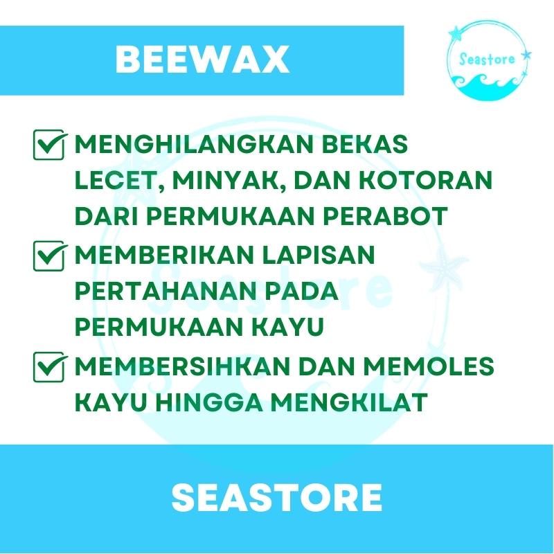 Pelitur Pengkilat Pernis Vernis  Kayu Beewax Pengkilap Kayu Zaran Wood Seasoning Lilin Gel Lebah Alami Pengkilap Kayu Furnitur Bee Wax Polish Gel Original Pelapis Pelindung Plitur Poles Perawatan Kayu Meja Kursi Lemari Lantai kayu Beewas Beeswax