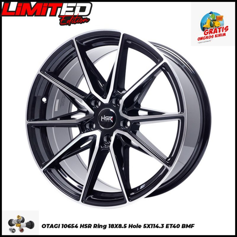 velg mobil ring 18 velg mobil HSR OTAGI velg mobil lebar 8,5 veleg mobil ring 18