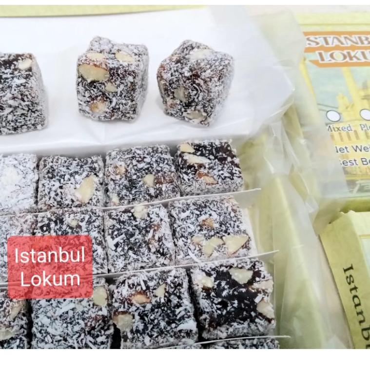 

Stock Banyak _ Turkish Delight Lokum Almond Chocolate 250 Gr ☃