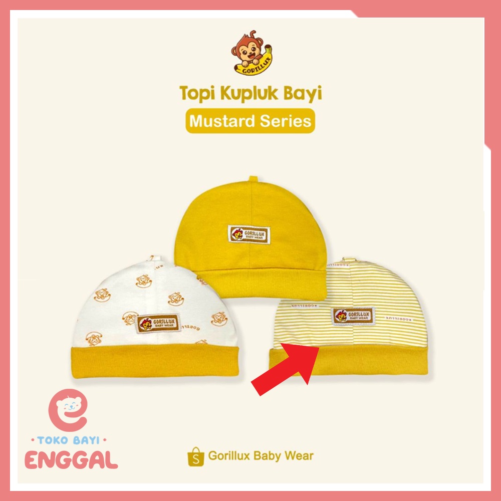 Gorillux Baby Wear Topi Kupluk Bayi