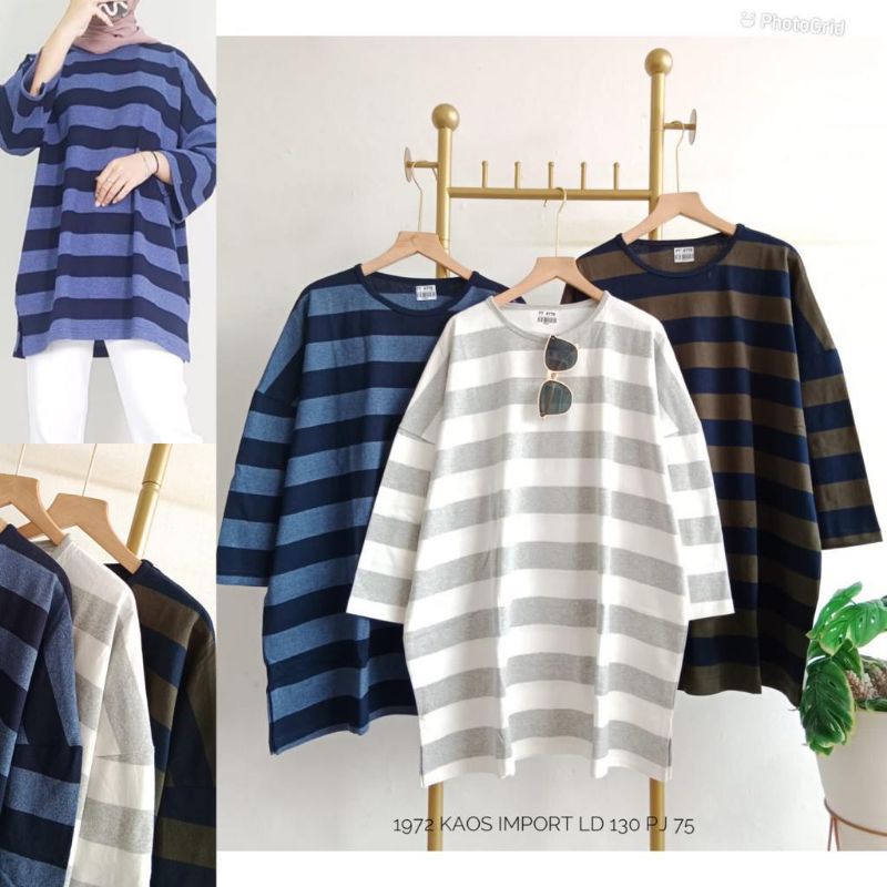 KAOS IMPORT JUMBO LD 130 / ATASAN WANITA / KAOS SANTAI / BLOUSE JUMBO / OOTD KEKINIAN