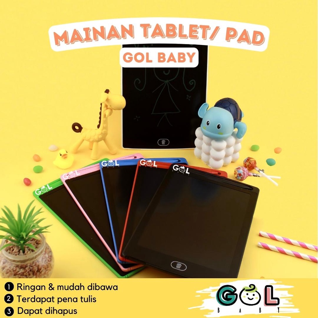 Table Drawing Papan Tulis Menggambar LCD Hapus Writing Board Tablet Digital Layar 8.5 inch anak bayi