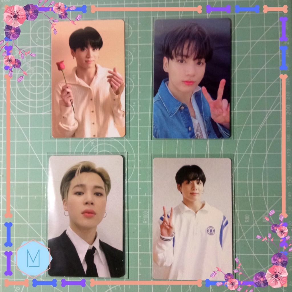 PHOTOCARD OFFICIAL BTS RPC MEMO 19 JUNGKOOK, RPC MEMO 20 JIMIN, RPC MEMO 21 JUNGKOOK, RPC BE WE JUNG