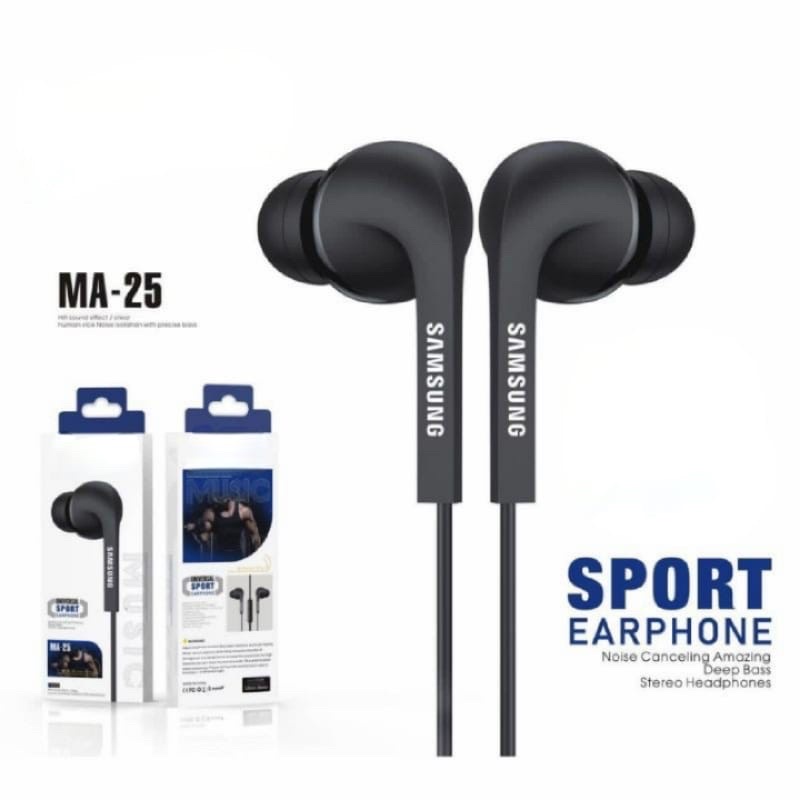 HANDSFREE MA-25 SAMSUNG MURAH HENSET HANSET EARPHONE HANDSET HEADSET MA25 SAMSUNG