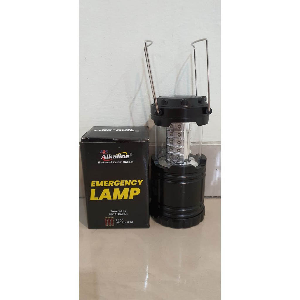 Lampu darurat / emergency ABC Alkaline LED Light Baterai AA - BB - BB